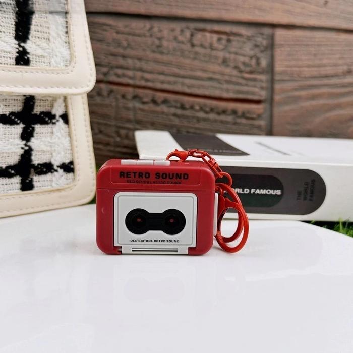 Gambar Gantungan Kunci Retro Sound Bentuk Radio / Bentuk TOA Klasik dengan Desain Kabel Kaset Rekam & Putar Suara 15 Detik Aksesoris Hadiah Hiasan Plastik ABS Kokoh - Keychain - RADIO MERAH dari ARKANA GADGET undefined Tokopedia
