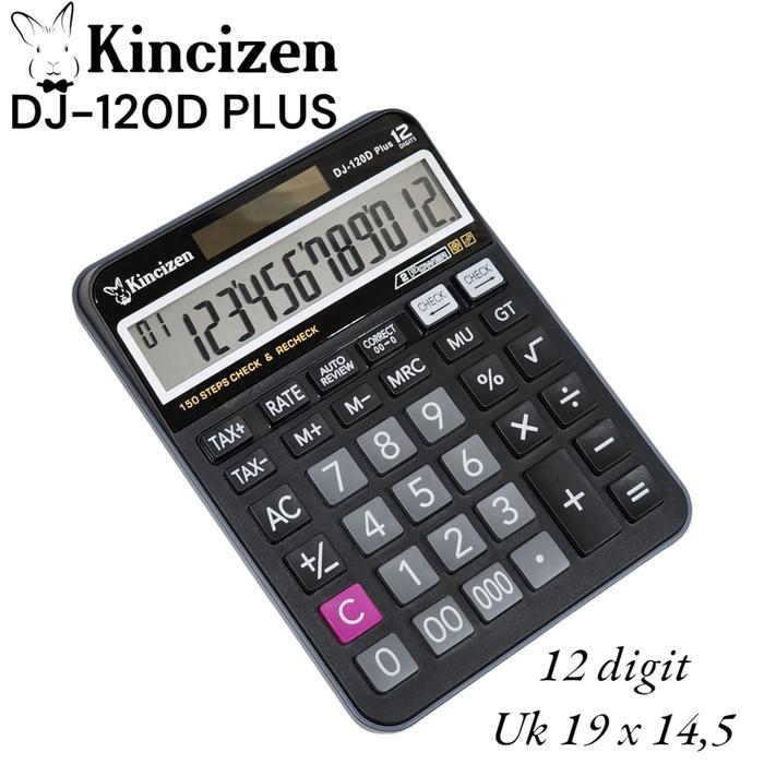 Gambar Kalkulator Kincizen DJ-120D 12 DIGIT - KALKULATOR DAGANG dari ALL IN SEV undefined Tokopedia