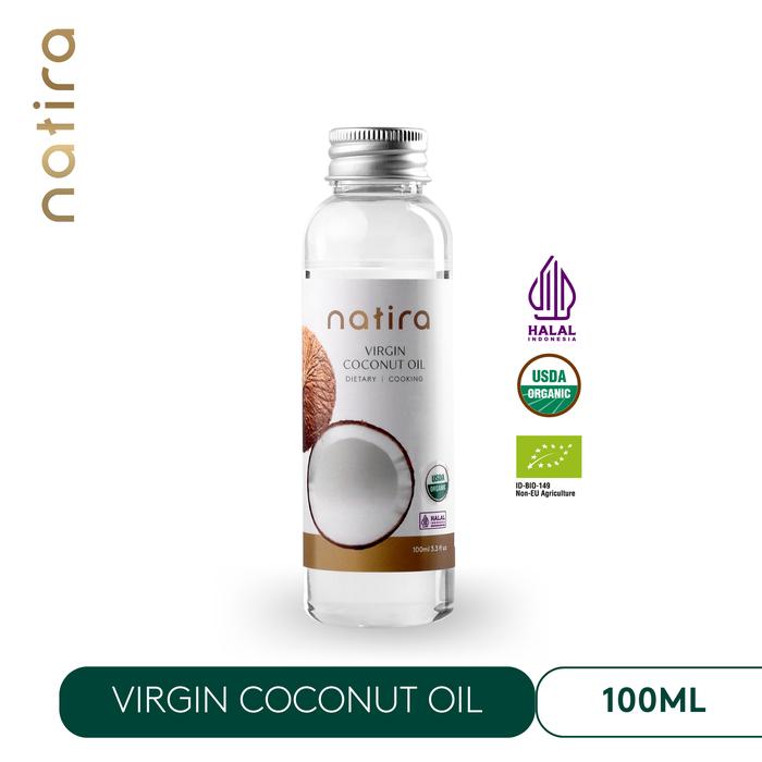 Gambar Natira - Organic Virgin Coconut Oil (VCO) Natira 100ml VCO Minyak Kelapa Alami - Alumunium Cap dari Natira Indonesia undefined Tokopedia