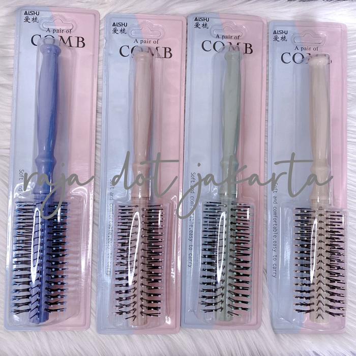 Gambar Sisir blow rambut untuk keriting dan ngeblow merek aishu dari Rajadotjakarta undefined Tokopedia