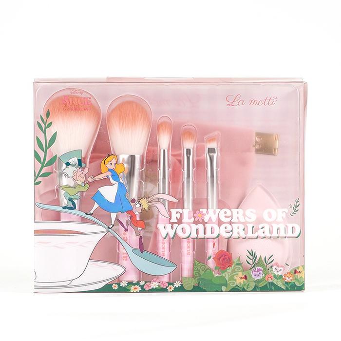 Gambar OHSOME-Disney's Alice In Wonderland  -La motti makeup brushes set - Pink dari OHSOME Beauty Offical undefined Tokopedia