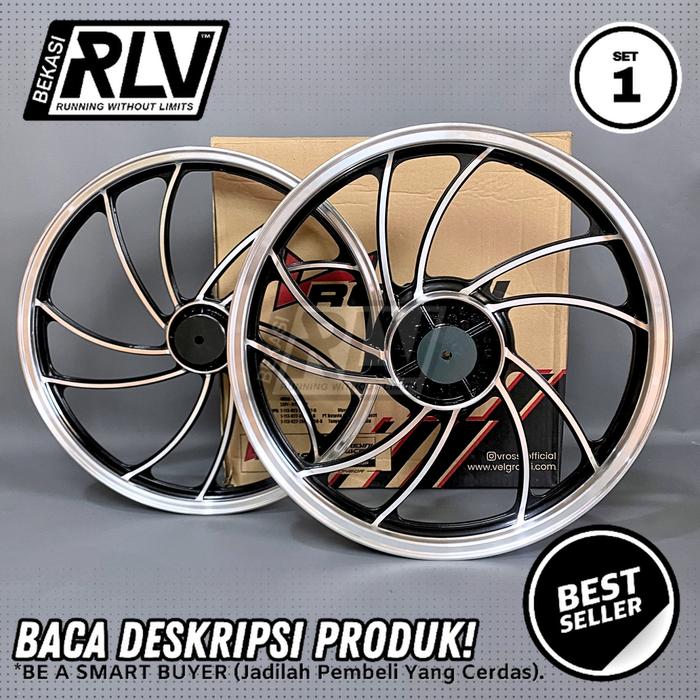 Gambar VELG VROSSI VORTEX RING 18-160/18-185 CEFIRO PNP RX KING RXK RXKING - BLACK dari RLV MOTOPARTS BEKASI undefined Tokopedia