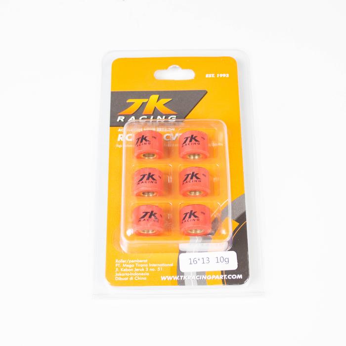 Gambar ROLLER TK BEAT KARBU/ SCOOPY KARBU 16X13 (7g, 8g, 9g, 10g, 11g, 12g) - 10g dari TK Racing undefined Tokopedia
