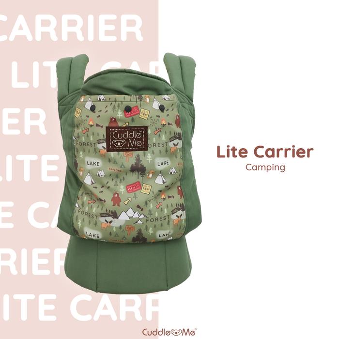 Gambar Gendongan Bayi - CUDDLEME Gendongan LITE CARRIER MOTIF 4 Bulan - 3 th M Shape 2 Posisi Depan Belakang - Camping dari Cuddleme Official Shop undefined Tokopedia