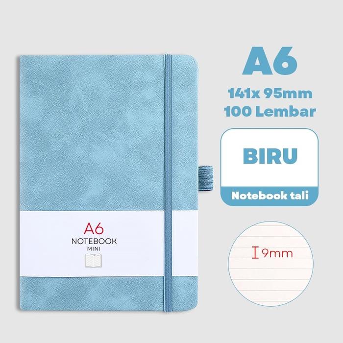 Gambar Aimilo - Buku Tulis A5 Hard Cover 100 Lembar Notebook Aesthetic Hardcover Catatan Sekolah Kuliah - A6 - BIRU dari Aimilo Semarang undefined Tokopedia