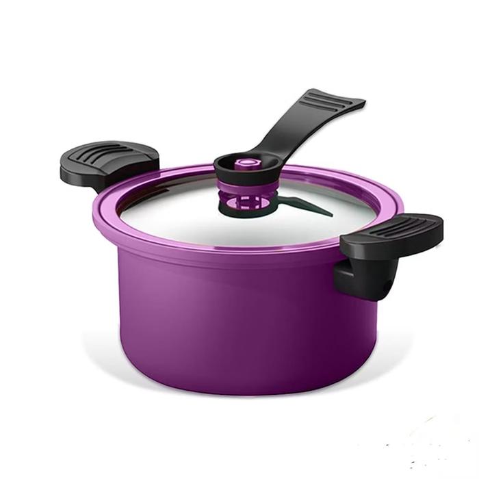 Gambar Panci Presto 3.5L Bahan Teflon Anti Lengket - Panci Masak Serbaguna Pressure Cooker Pot - Ungu dari VT kartika undefined Tokopedia