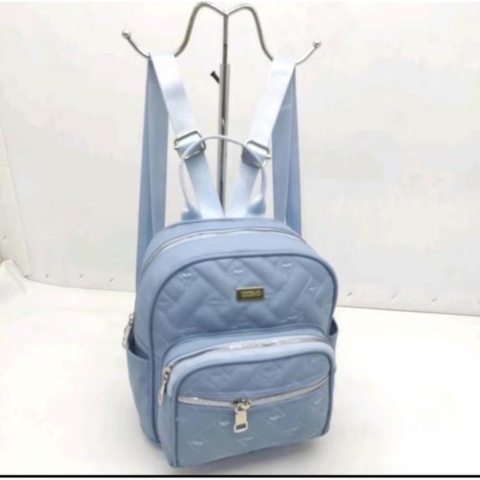 Gambar HEZTA ZM Tas Ransel / Tas Gendong Model Terbaru di  Ransel Backpack tas  gendong Wanita - Biru Muda dari Hezta Zm undefined Tokopedia
