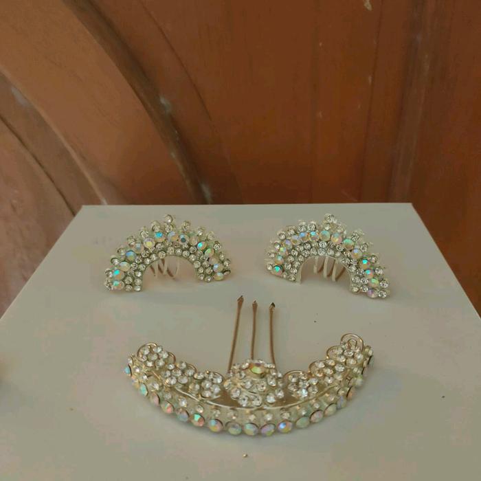 Gambar satu paket Sepasang centung solo dan sirkam - gold, satu set dari faza sanggul undefined 4 Tokopedia
