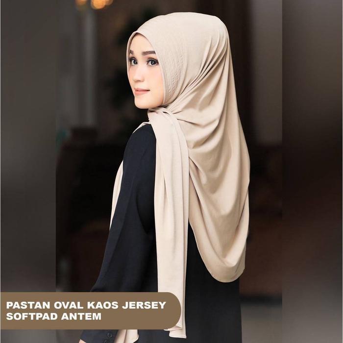 Pashmina Instan Narnia pasmina Jersy Premium Soft Pad Bobal Dua layer Syari  Jumbo Coksus