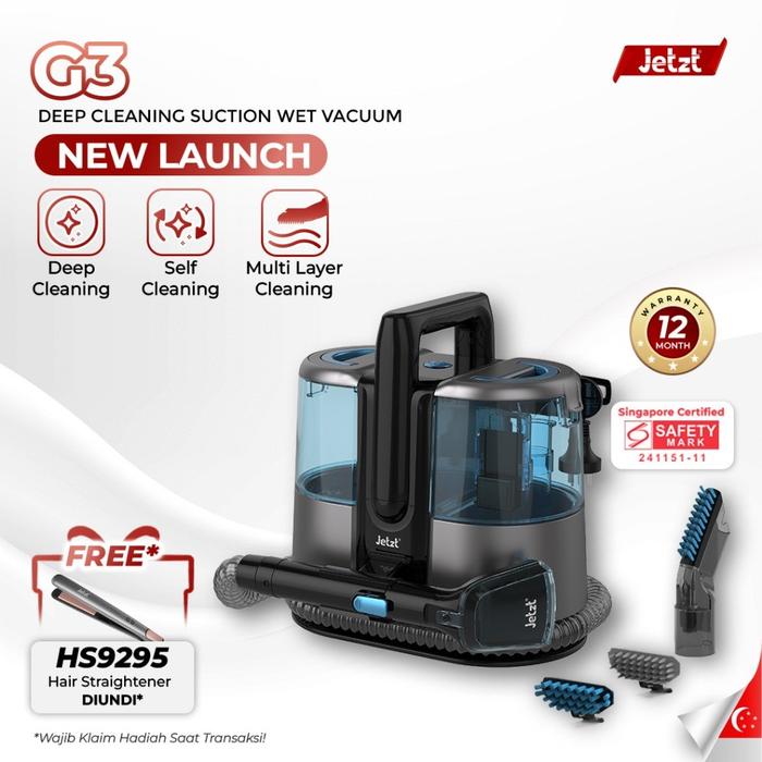 Gambar Jetzt G3 Deep Cleaning Wet Vacuum Cleaner Sofa Carpet Bed Deep Cleaning Mesin cuci sofa karpet - G3 dari Homegood.id undefined Tokopedia
