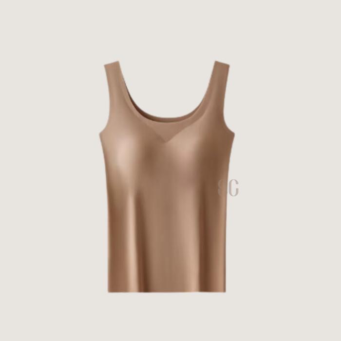 Gambar Elsas Easy Basic Stretch Tanktop Bra / Bra Tanktop Polos - Coffee, XL dari Elsas Choice undefined Tokopedia