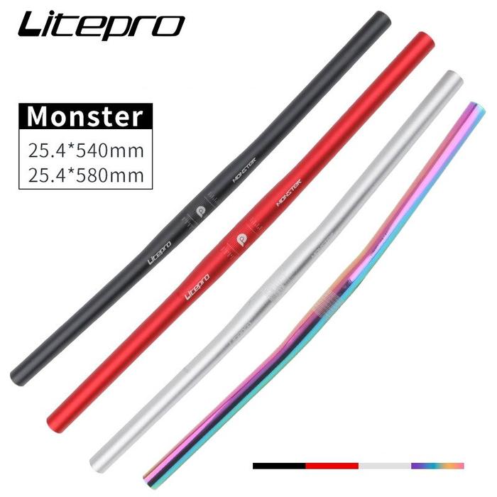 Gambar Litepro Monster 25.4*58 m Handle Bar Stang Sepeda - Red dari Fittobike undefined Tokopedia