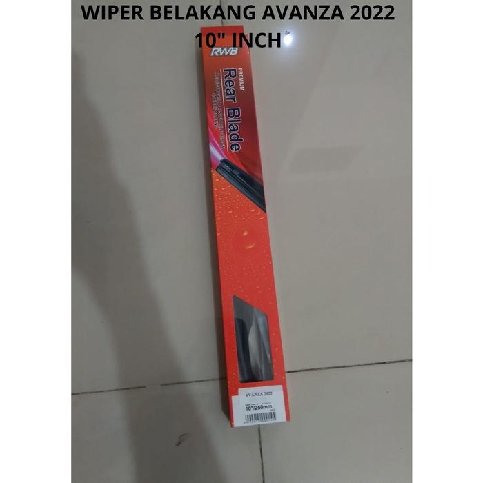 Gambar RWB Wiper Belakang Ukuran 10 Inch Untuk Avanza 2022 blade kaca karet motorcycle Windshield - 10 Inch dari FULL C SHOP undefined Tokopedia