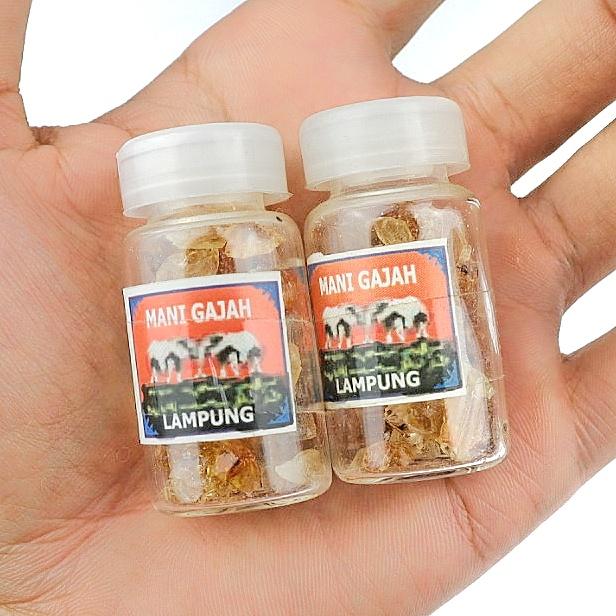 Gambar Batu Mineral Mani-Gajah Putih Kristal Asli Lampung Per Botol - Botol dari POETRA GEMS STONE undefined Tokopedia