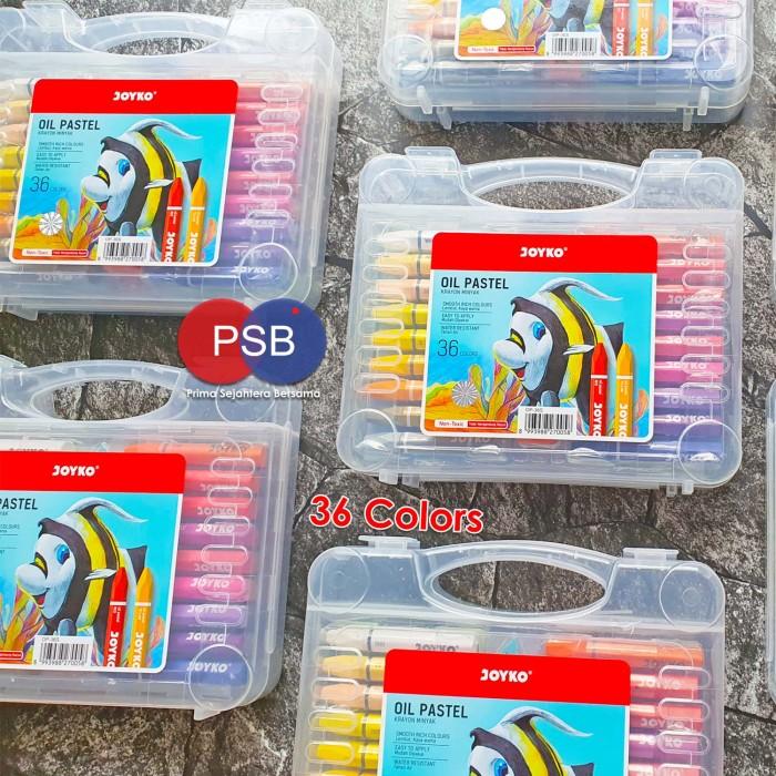 Gambar Crayon / Krayon Titi Joyko oil pastel 36 warna dari Prima Sejahtera Bersama undefined Tokopedia