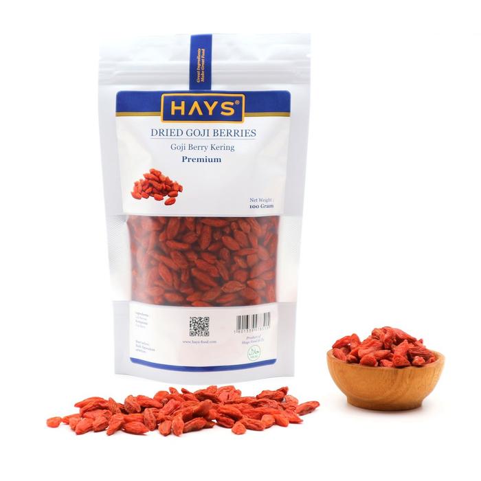 Gambar Goji Berry /Goji Berry Kering /Dried Goji Berries - HAYS - 100 Gram dari Hays Food undefined Tokopedia