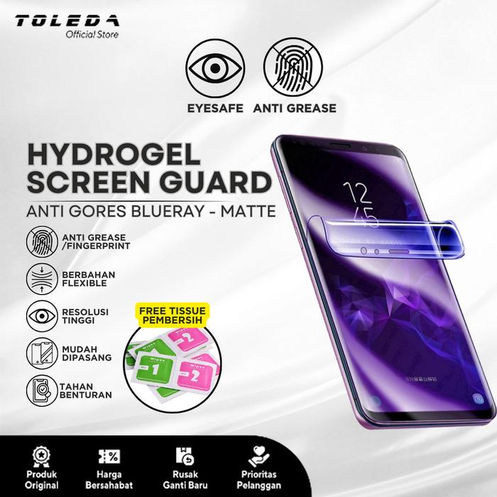 Gambar Toleda Anti Gores Hydrogel Compatible For POCO X Series X7 Pro / X7 / X6 Pro / X6 / X5 Pro / X5 / X3 GT / X3 Pro / X3 NFC | Clear / Matte / Blue Ray / Anti Spy - Blueray Matte, POCO X3 NFC dari Toleda Indonesia undefined Tokopedia
