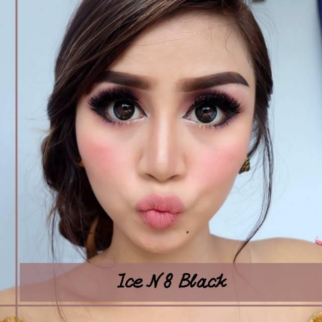 Gambar PAKET Softens KAK UNA dia 16mm big eyes /softlens viral tik tok/ softlen/softlense/ bb kontal - N8 BLACK, PAKET FREE CAIRAN 60ml dari nanahouse88 undefined Tokopedia