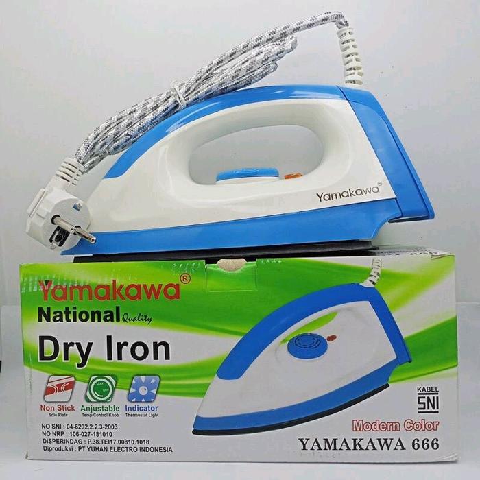 Gambar setrika/ gosokan yamakawa / TD 666 dry iron murah meriah - + EXTRA PACKING dari pkulengkap undefined Tokopedia