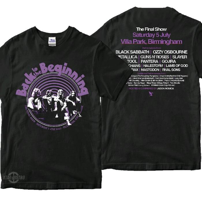 Black Sabbath Back to the beginning Tシャツ Black Sabbath Back To The Beginning Tシャツ Black Sabbath T-shirt