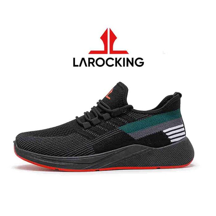 Gambar Larocking - Vortex Hitam | Sepatu Sneakers Running Gym Shoes Sports Outdoor - Hitam, 40 dari Larocking undefined Tokopedia