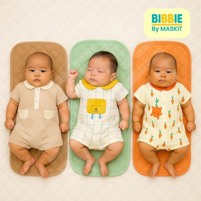 Gambar Baby Jumper Set 3Pcs Code 206 Baby Girl - 1 Set isi 3 Pcs Jumpsuit Bayi Bibbie by Maskit dari Maskit Store undefined Tokopedia