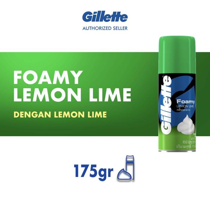 Gambar Gillette Shaving Foam Lemon Lime 175gr - Original dari P&G Store undefined Tokopedia
