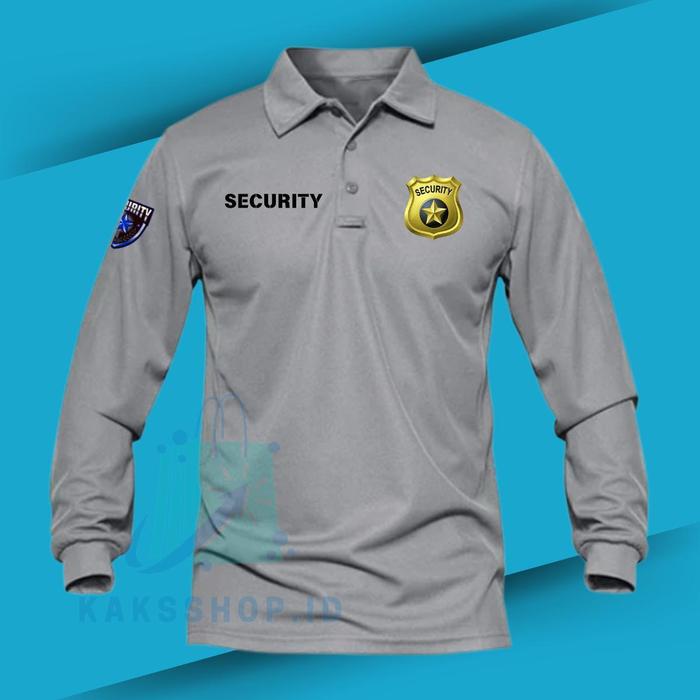 Gambar Kaos Securiti Atasan DewasaSecurtiy Security Polo Satpamterbaru Dada Custom Satpam Custome Sekuriti Sablon Lengan panjang - ABU MISTY, M dari kaksshop.id undefined Tokopedia