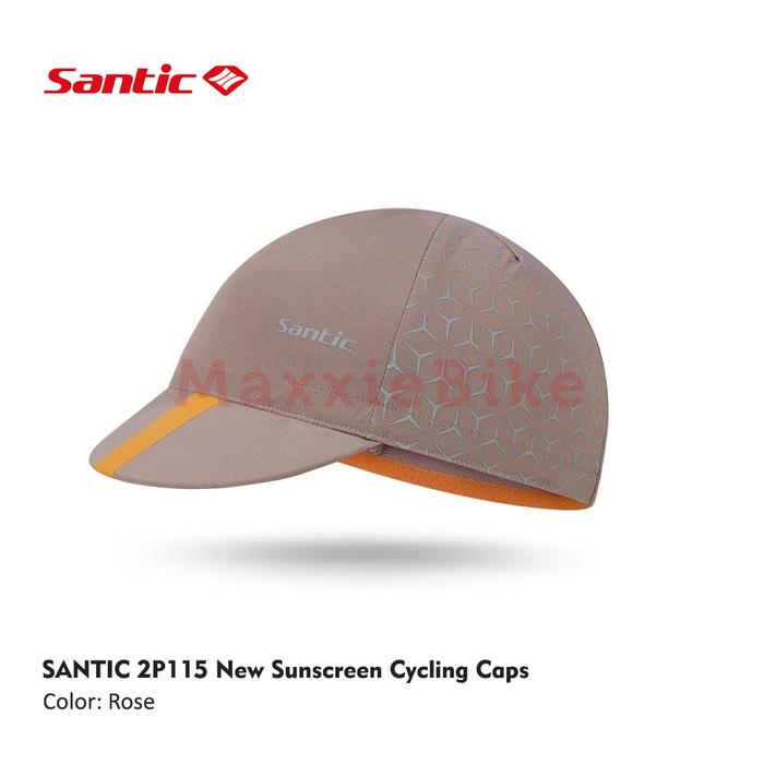 Gambar SANTIC 2P115 Topi Sepeda Pria Wanita Cycling Cap Unisex Dry Fit Hat Outdoor Sport - Rose dari Maxxiebike undefined Tokopedia
