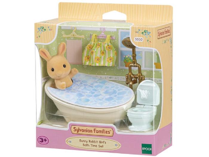 Gambar Mainan Koleksi Sylvanian Families Sunny Rabbit Girl's Bath Time Set dari Sylvanian Families Indonesia undefined Tokopedia
