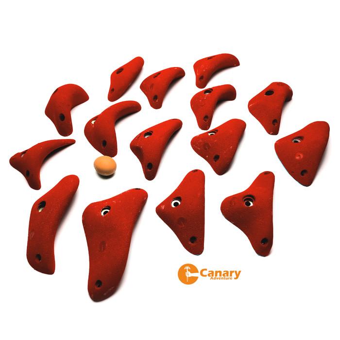 Gambar Climbing Holds / Poin Panjat Dinding Tebing - Merah dari Canary Adventure undefined Tokopedia