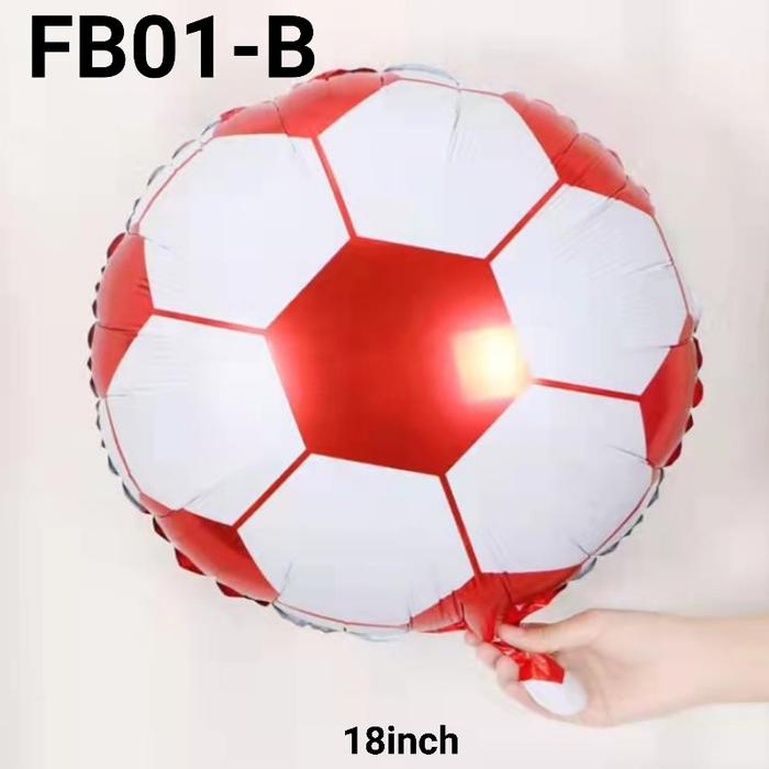 Gambar FB01 Balon foil sepak bola basket ball rugby golf football soccer - FB01-B, Standar dari papaya balon undefined Tokopedia