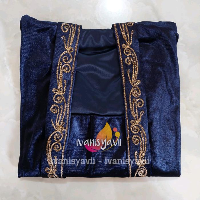 Gambar Kebaya BODY PANJANG Jumbo - Bordir Kornelia - Navy, Jumbo dari ivanisyavii undefined Tokopedia