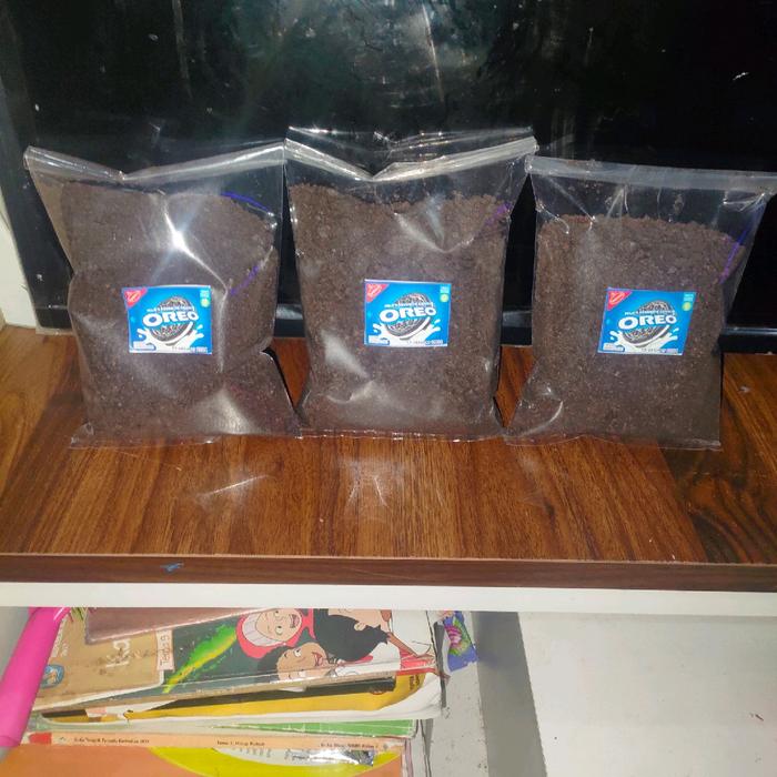 Gambar Toping Oreo Bubuk Halus 1 Kilogram Organik Boba Cream - 250 Gram dari BTSkidz undefined Tokopedia