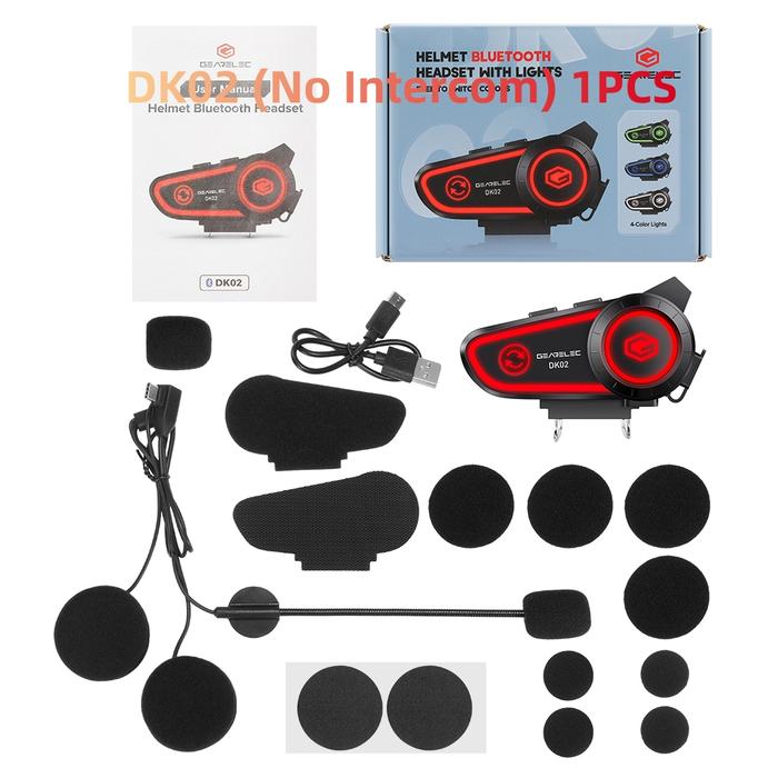 Gambar GEARELEC DK02 Helm Sepeda Motor Bluetooth Headset 2800mAh - DK02 (No Intercom)---1PCS dari GEARELEC AUTO undefined Tokopedia