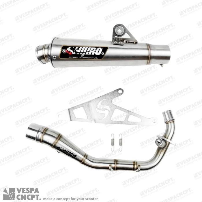 Gambar Knalpot Racing Shijiro M3 Vespa Sprint Primavera Lx S Lxv Zip Gts - Inlet50 3v/Iget dari Vespa Concept undefined Tokopedia