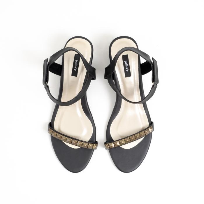 Gambar JULIA'R SHOES R0053 wedges strap heels in black - black, 37 dari julia'r shoes undefined Tokopedia