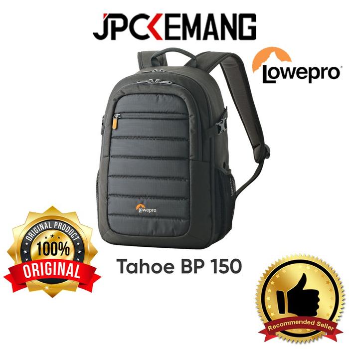 Gambar Lowepro Tahoe BP 150 Camera Bag Lowepro Tahoe BP150 Tas Kamera DSLR Mirrorless Original - Dark Grey dari JPC Kemang undefined Tokopedia