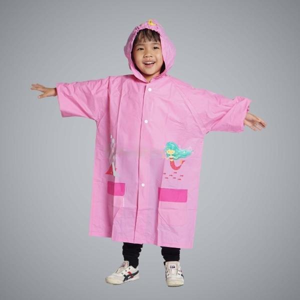 Gambar Jas Hujan Terusan Anak 2 - 8 tahun / Mantel Hujan 85005 Anak Laki Laki Anak Perempuan Lucu - Pink, 10 dari Tonychrisshop undefined Tokopedia