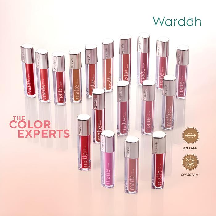 Gambar WARDAH EXCLUSIVE MATTE LIP CREAM LIPCREAM - 4GR Tahan Lama Matte Liquid dari SAKURA KOSMETIK_NEW undefined Tokopedia