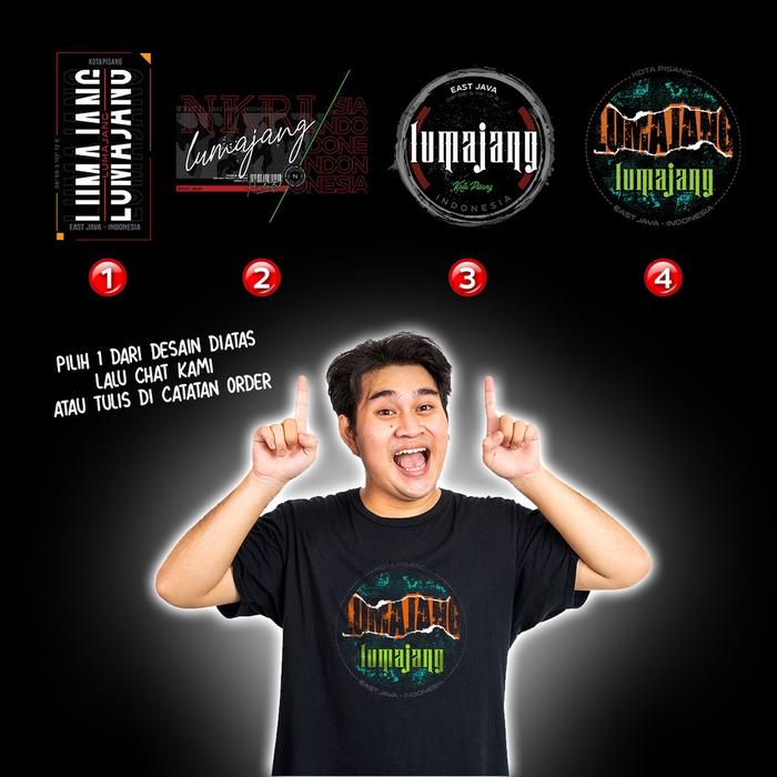 Gambar Kaos Distro LUMAJANG Premium - 4 DESAIN STYLISH LUMAJANG - XLMJ5 Kaos Anak dan Dewasa Cewek Cowok Katun Combed Lembut - 4-5 TH, Lengan Panjang dari KOKA Kangkaos undefined Tokopedia