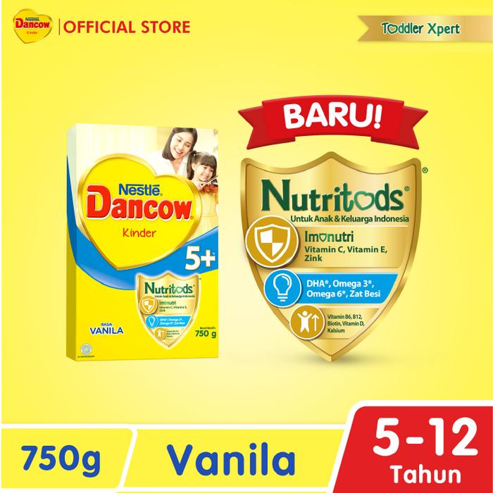 Gambar Nestlé DANCOW 5+ Vanila 750g - Usia 5-12 Tahun, Standar dari Dancow Indonesia undefined Tokopedia