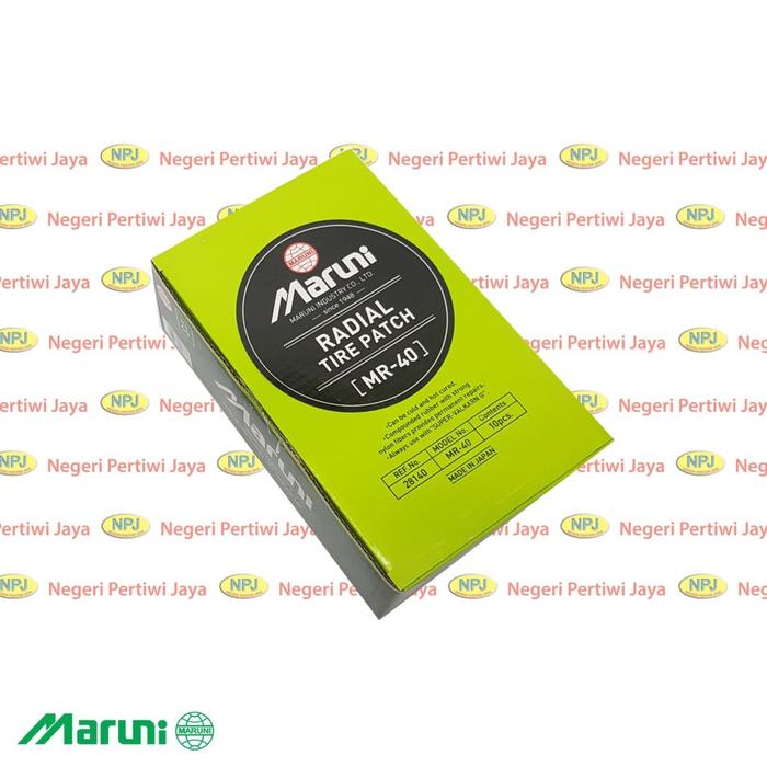 Gambar Maruni Radial Tire Patch MR-40 Box - 115x200mm dari negeripertiwijaya undefined Tokopedia