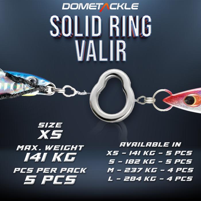 Gambar Solid Ring Valir Firelock Stainless Steel Seamless Solid Ring GP Assist Hook Ring Connector Lure Fishhooks Pear Fishing - XS dari Dometackle undefined Tokopedia