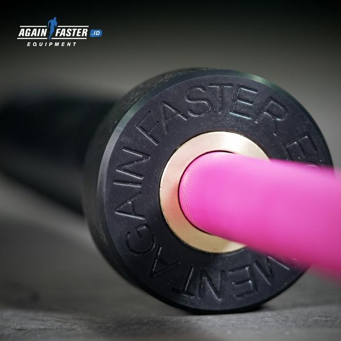 Gambar Again Faster Team Barbell 3.0 15 KG - Black Pink dari Lebih Cepat Indonesia undefined Tokopedia