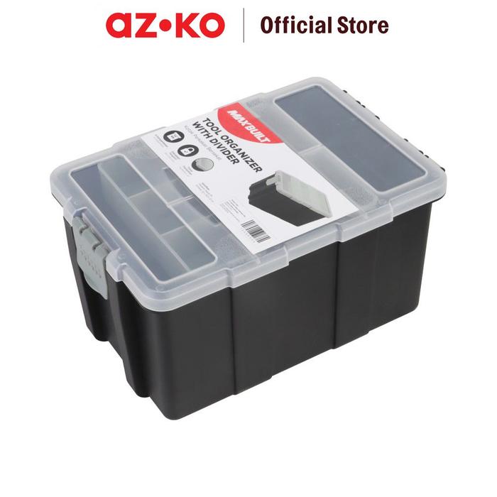 Gambar AZKO Maxbuilt Kotak Perkakas Dengan Sekat 6-1/8 inci Toolbox Tempat Peralatan Bengkel Organizer Alat Pertukangan Wadah Perkakas Teknisi - Thick dari AZKO ID undefined Tokopedia