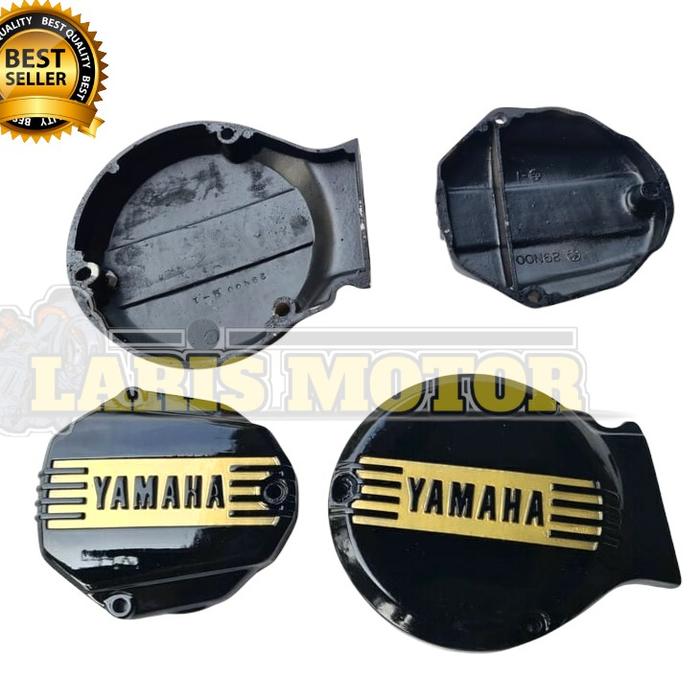 Gambar TUTUP COVER BAK KALTER BLOK MESIN POMPA OLI  MAGNET RX KING RXKING COBRA KOBRA TIMBUL HITAM LIS KUNING - -, - dari Laris motor_NEW undefined Tokopedia