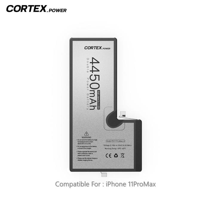 Gambar Cortex Power - Baterai iPhone 11 Pro Max Double Power IC High Capacity Batre Batrai Battery Original Promax dari CONTEX undefined Tokopedia