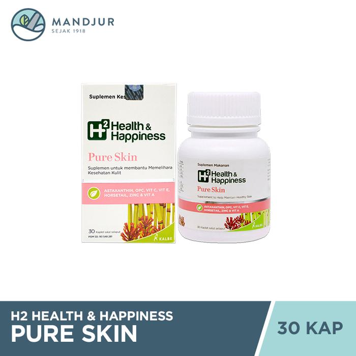 Gambar H2 Pure Skin 30 Kaplet - Suplemen Kesehatan Kulit dari Apotekmandjurofficial undefined Tokopedia