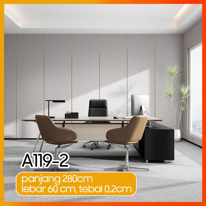 Gambar Hoptech - Wallpaper Dinding Linen Premium Tebal Bahan PVC Roll 280x60 cm Dekorasi Kamar Anti Lembab - A119-2 (280*60 cm) dari Hoptech Indonesia Jaya undefined Tokopedia